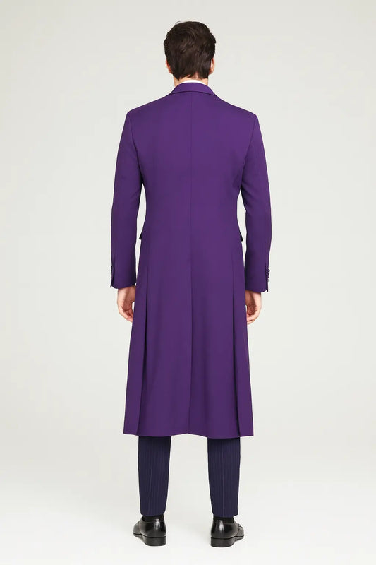 Batman The Dark Knight Joker Purple Coat Back View