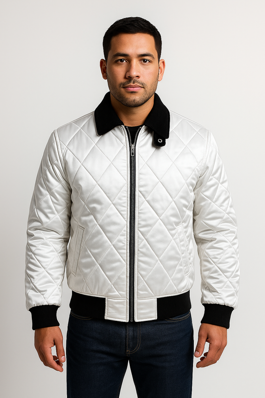 Drive Scorpion Jacket Ryan Gosling White Satin Bomber Jacket