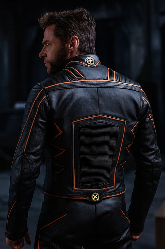 Wolverine Leather Jacket Back Design